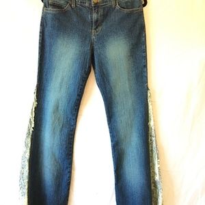 ARDEN B JEANS FLARED WIDE LEG SIZE 10